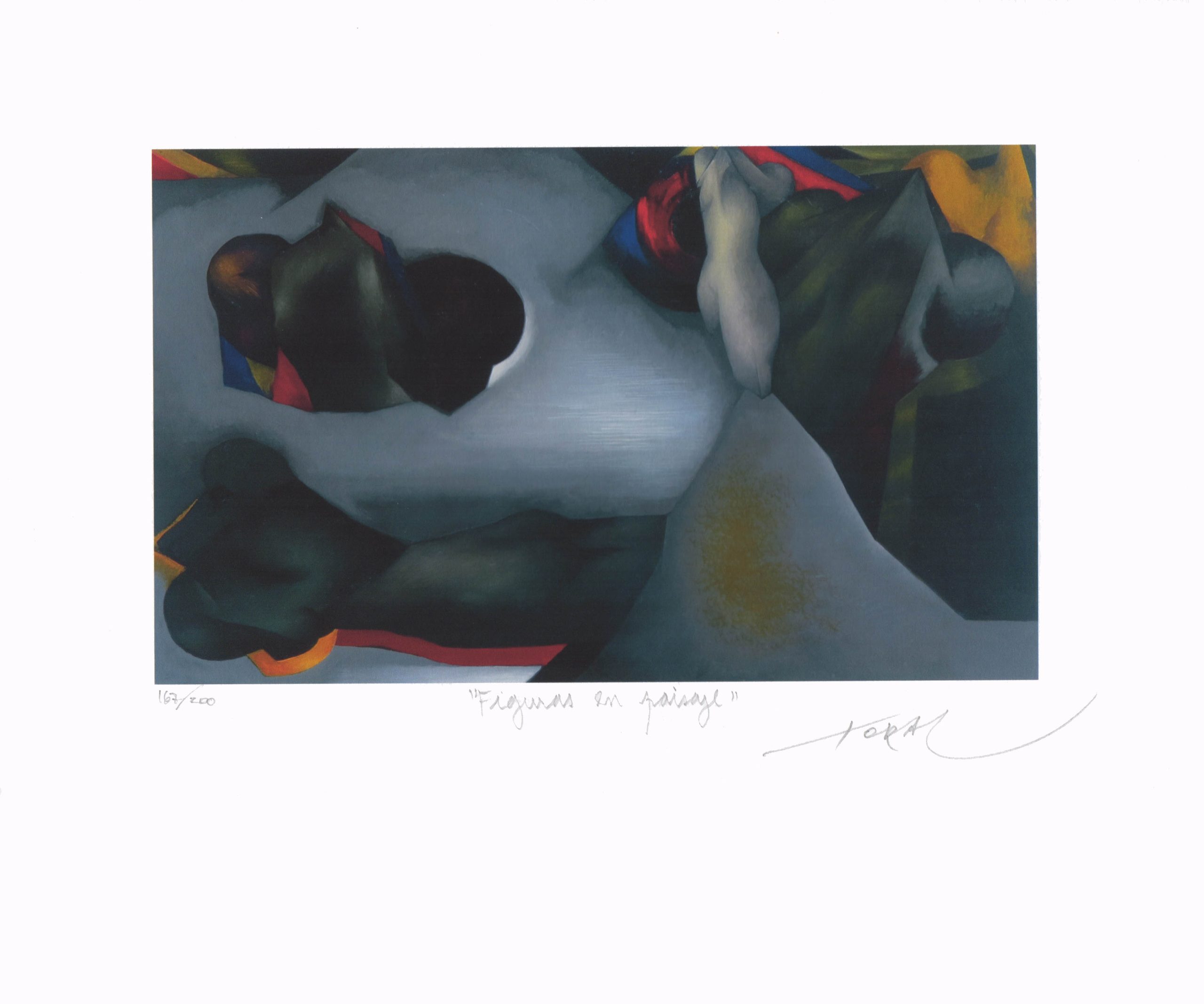 Mario Toral "Figuras en paisaje"